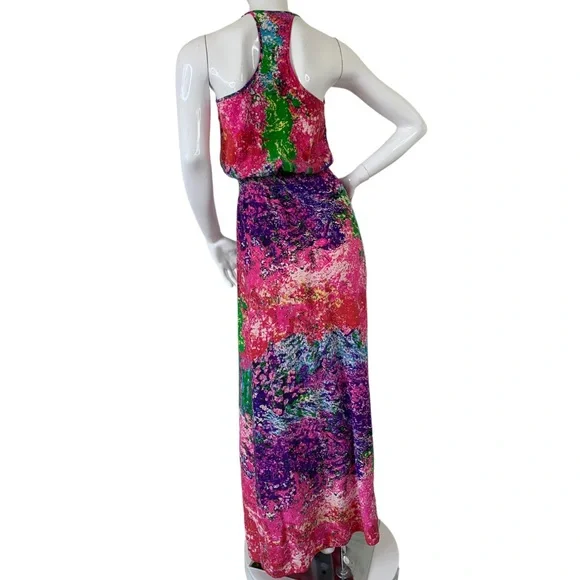 PARKER Maxi Sundress long skirt flowing flirty Anthropologie ruffled vacay sz S - Picture 8 of 17